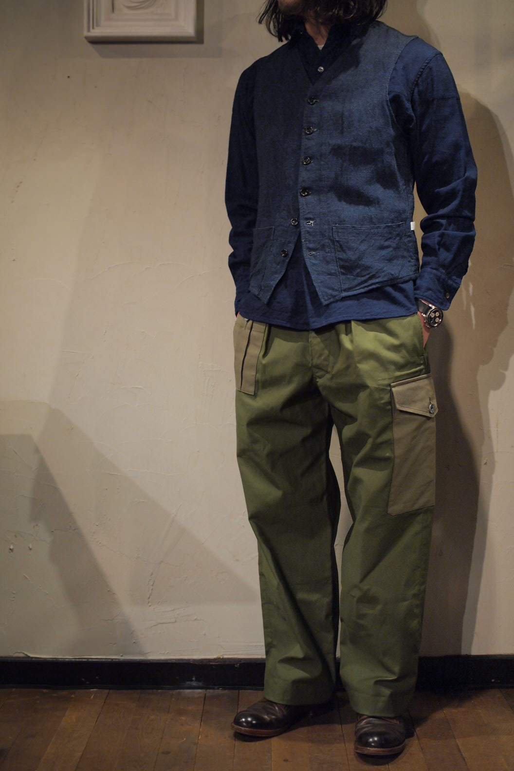 ARMY BUCKLE PANT Nigel Cabourn 36